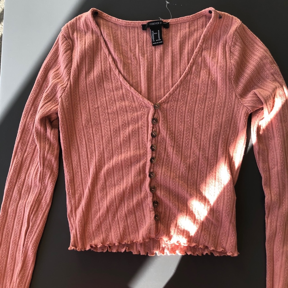 Forever 21 cropped long sleeve